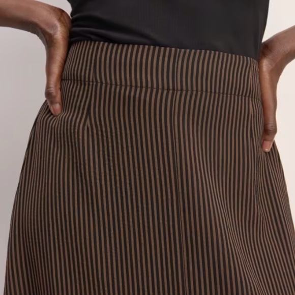 Everlane The Mini Jacquard Stripe Slip Skirt Women's 6 - Picture 3 of 4